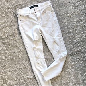 EXPRESS▫️Perfect White Denim Jean Leggings